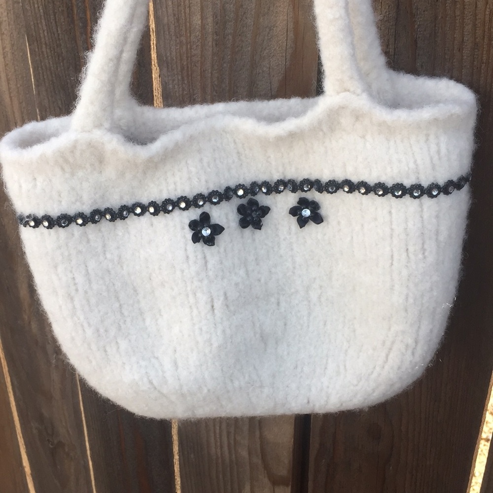 Handmade Beautiful party Felted Purse NWT